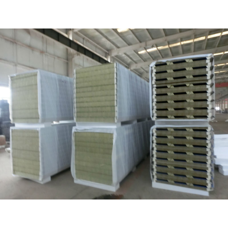 聚氨酯封邊巖棉夾芯板